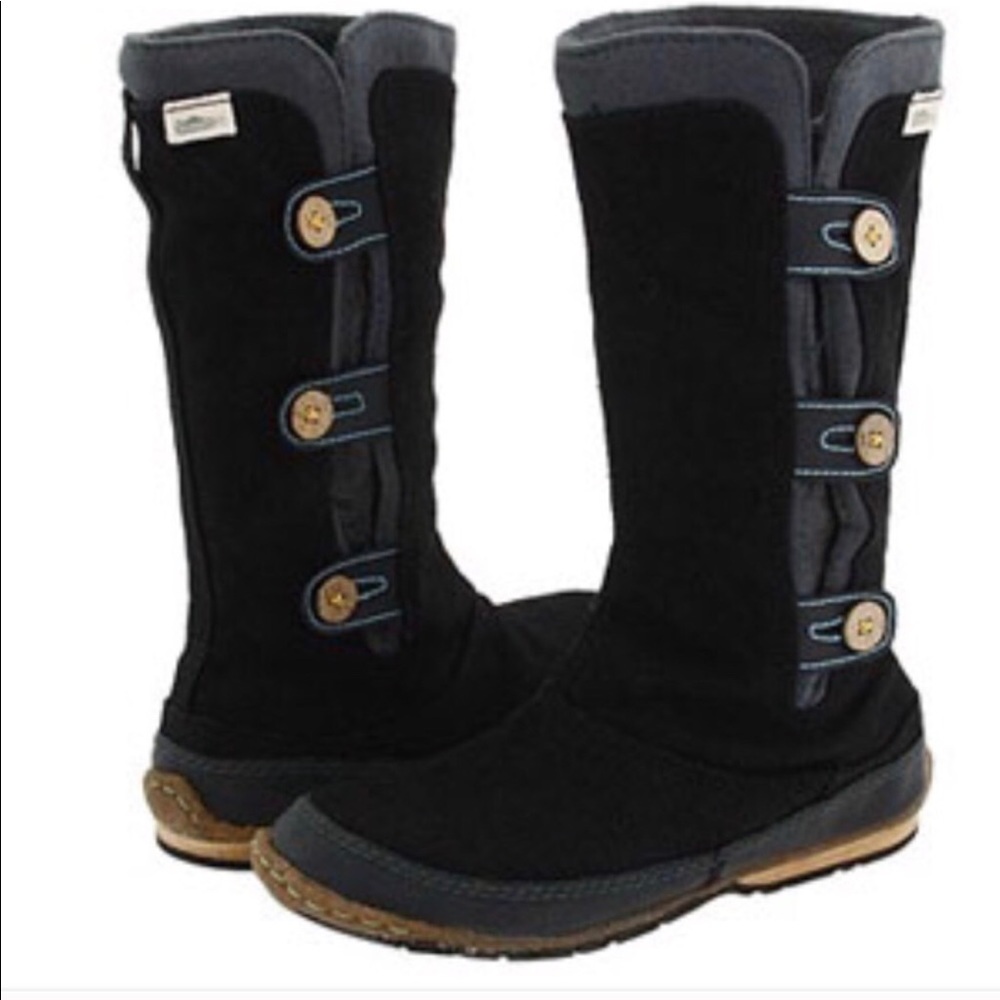 Simple Brand Toemale tall Black Boot 7 New